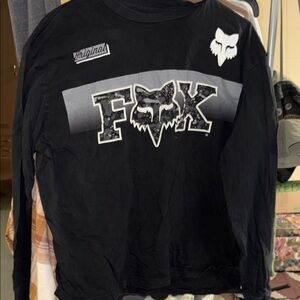 Fox Black Long Sleeve Shirt